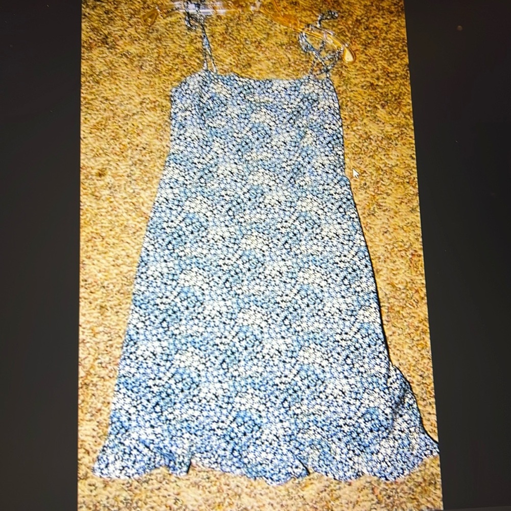 Junior/Woman Size Medium - Blue Print Dress  by Abercrombie and Fitch